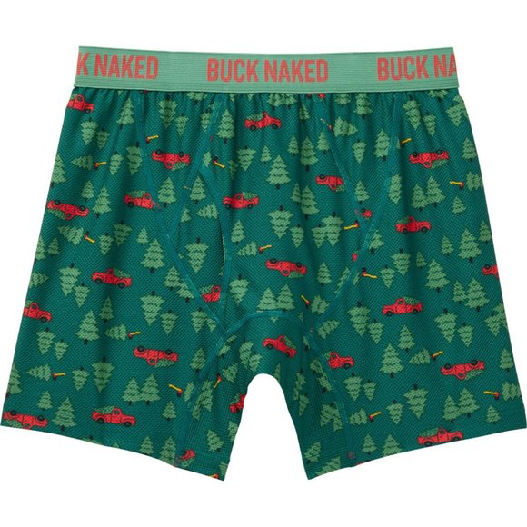 Men's Buck Naked Pattern Boxer Briefs - Picture 1 of 1